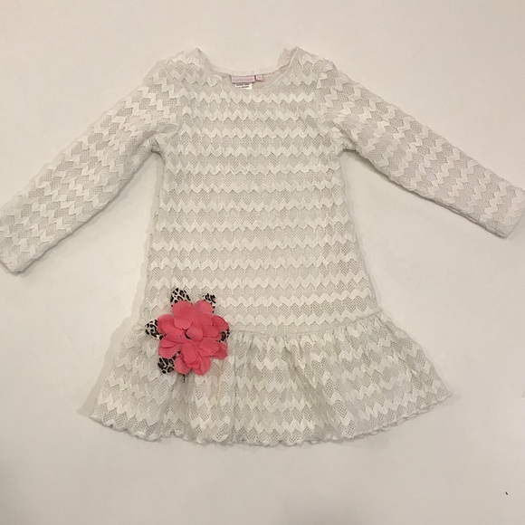 CachCach White Lace Dress 4T - Picture 3 of 4